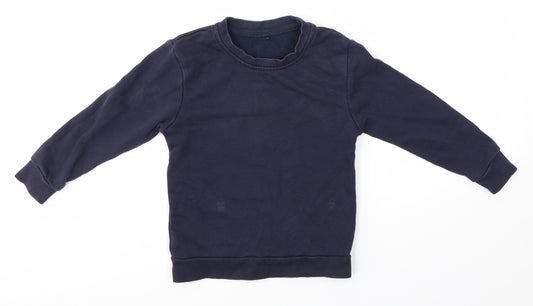 George Boys Blue   Pullover Jumper Size 5-6 Years