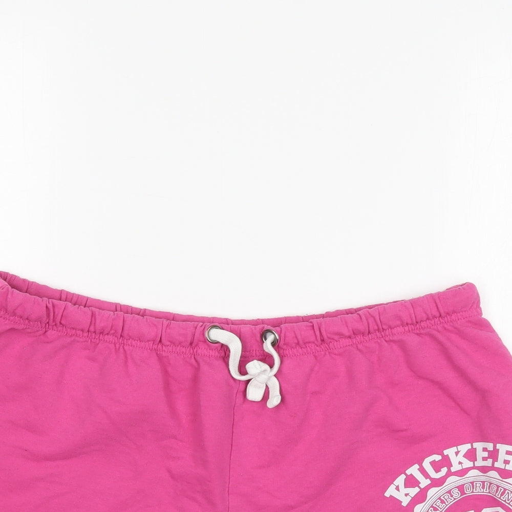 Kickers Womens Pink   Culotte Shorts Size 16