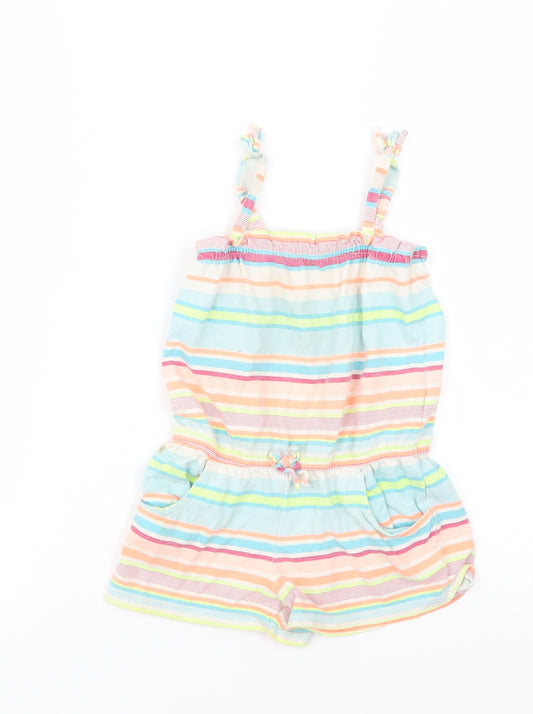 Gap Girls Pink Striped  Playsuit One-Piece Size 3 Years