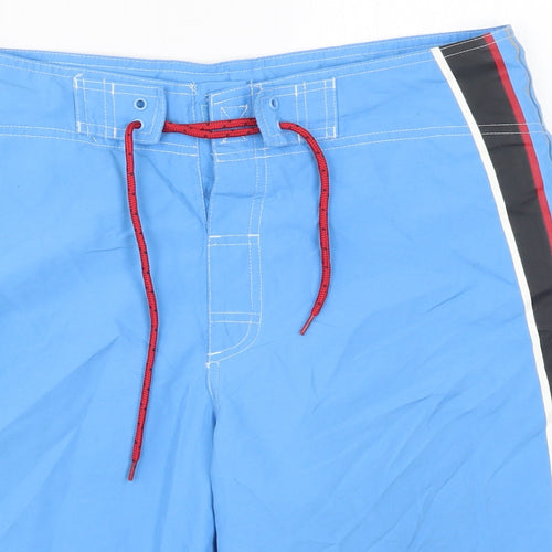 Easy Mens Blue   Athletic Shorts Size S - Swim Short