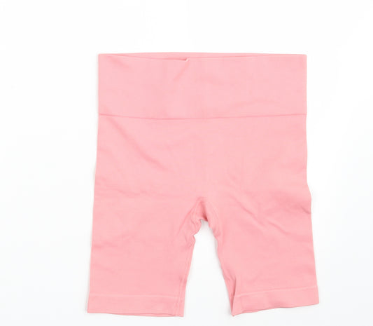 Primark Womens Pink   Compression Shorts Size 10
