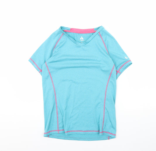 Technical Womens Blue   Basic T-Shirt Size 8