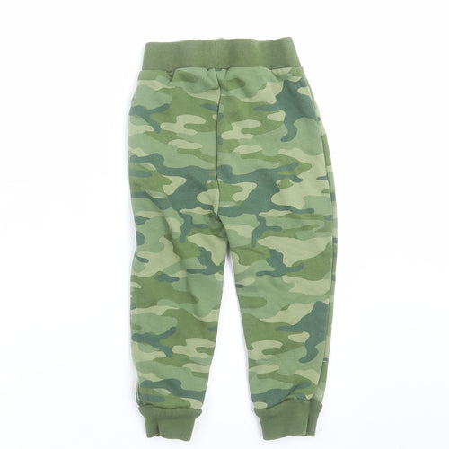 Gap Boys Green Camouflage  Jogger Trousers Size 2 Years