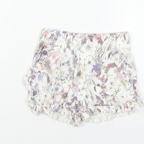 NEXT Girls Multicoloured Floral  Culotte Shorts Size 6 Years