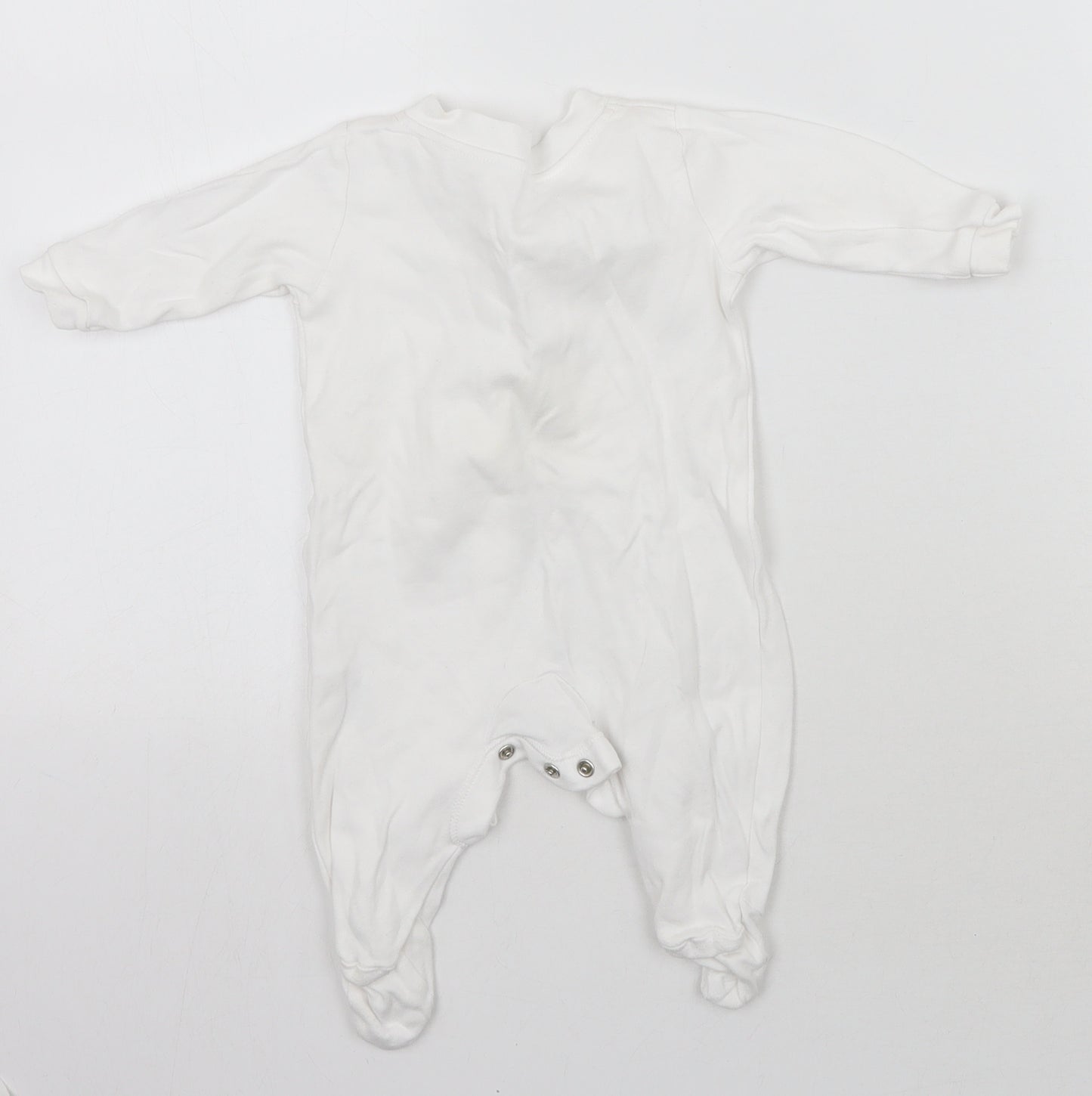 George Baby White   Babygrow One-Piece Size 0-3 Months