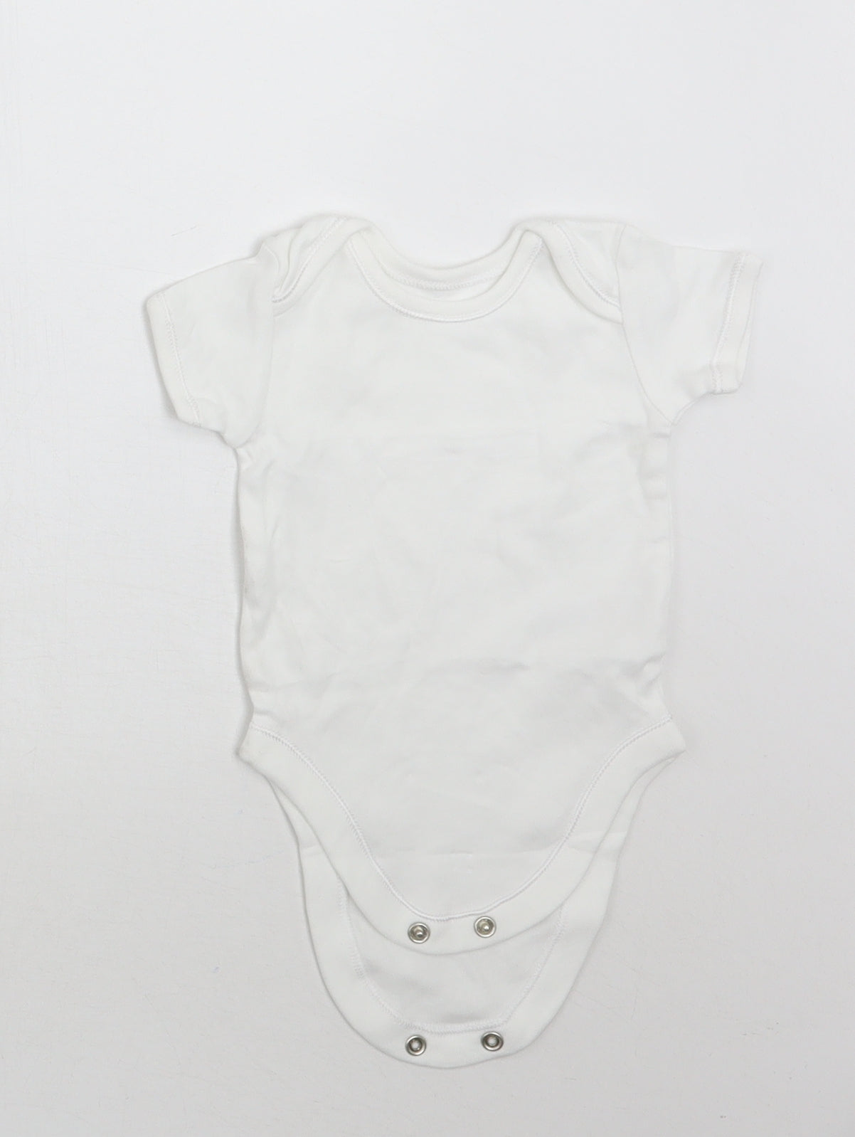 George Baby White   Babygrow One-Piece Size 0-3 Months