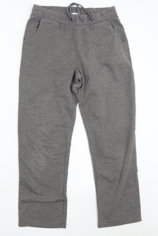 Papaya Womens Grey   Sweatpants Trousers Size M L27 in