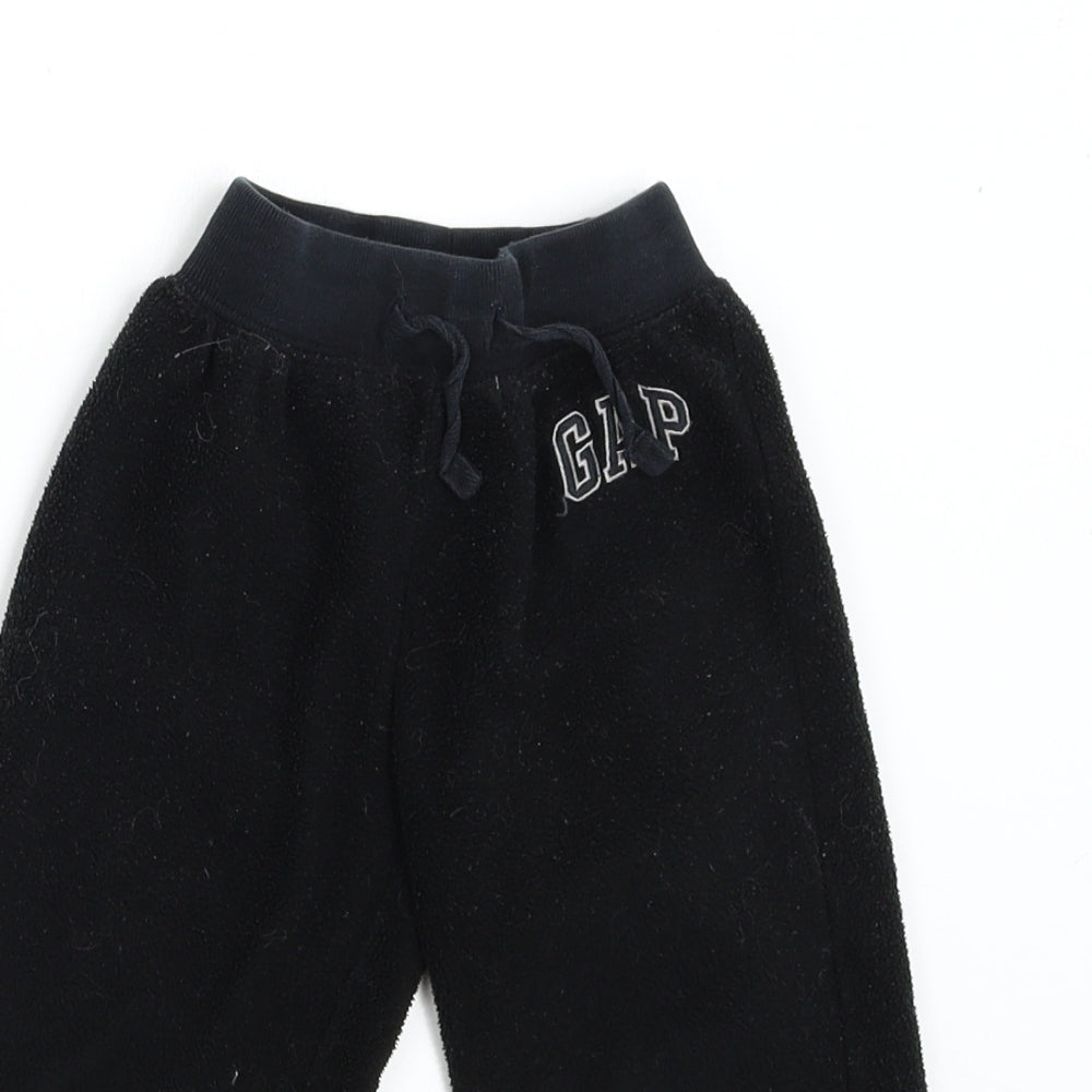 Baby Gap Boys Black  Fleece Sweatpants Trousers Size 2 Years