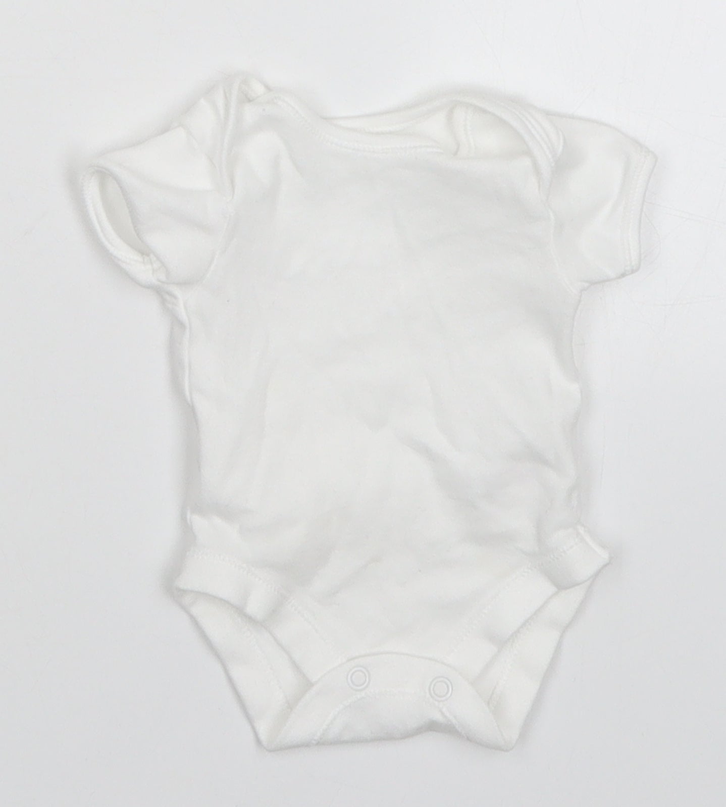 George Baby White   Babygrow One-Piece Size Newborn