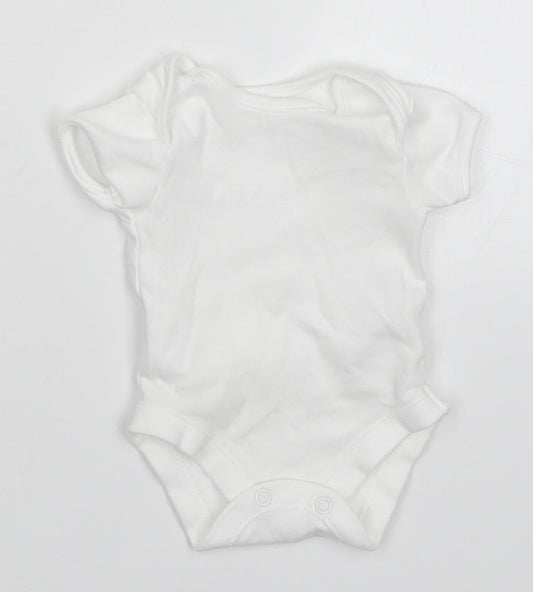 George Baby White   Babygrow One-Piece Size Newborn