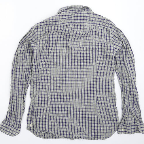 Tintoria Mens Multicoloured Check   Dress Shirt Size 15.5