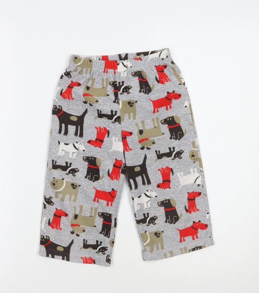 Carters Boys Grey Animal Print   Pyjama Pants Size 2 Years