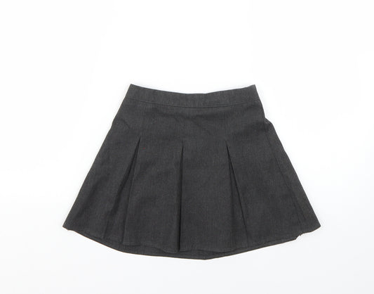 George Girls Grey   Flare Skirt Size 3-4 Years - school wear