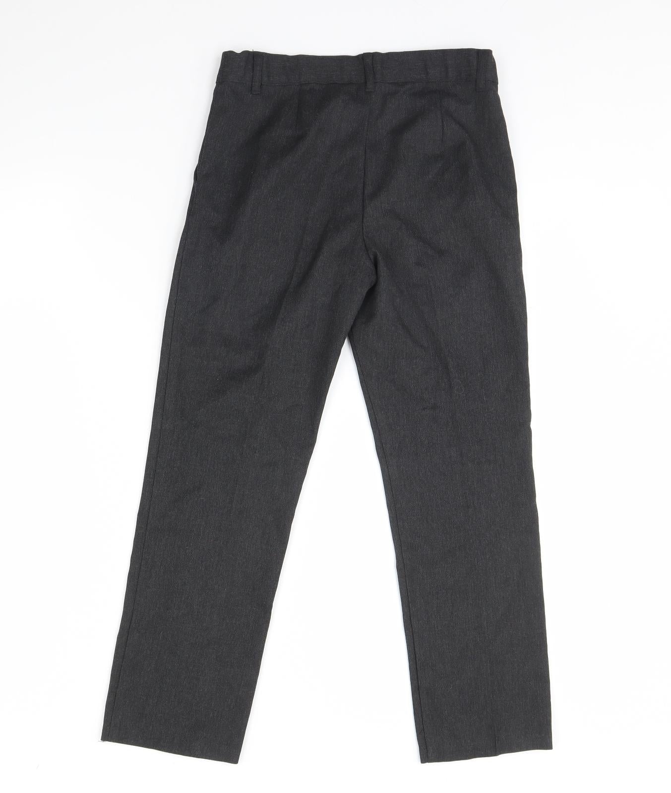 F&F Boys Grey   Dress Pants Trousers Size 8 Years - school