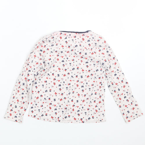 George Girls White Floral  Top Pyjama Top Size 3-4 Years
