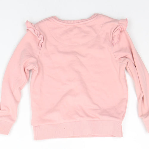 F&F Boys Pink   Pullover Jumper Size 4-5 Years  - going out