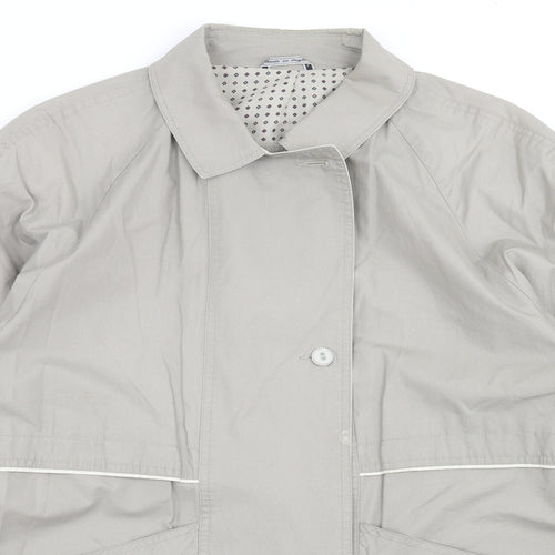 Eleganze Mens Grey   Jacket Coat Size M