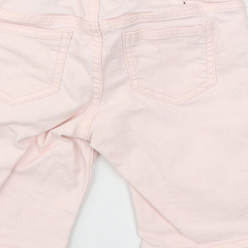 H&M Girls Pink   Chino Shorts Size 6 Years