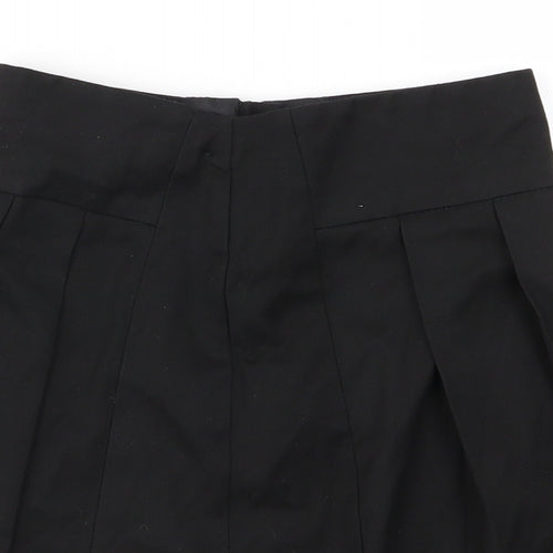 George Girls Black   Pleated Skirt Size 10-11 Years