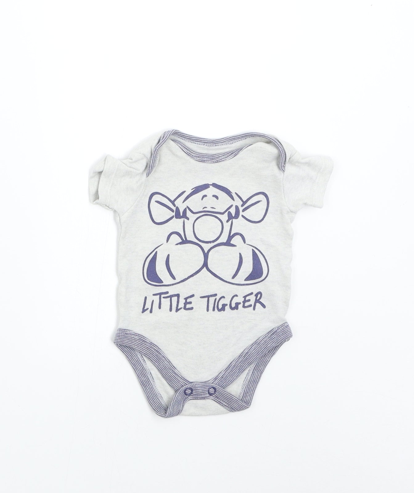 George Baby Grey   Babygrow One-Piece Size Newborn  - Disney Tigger