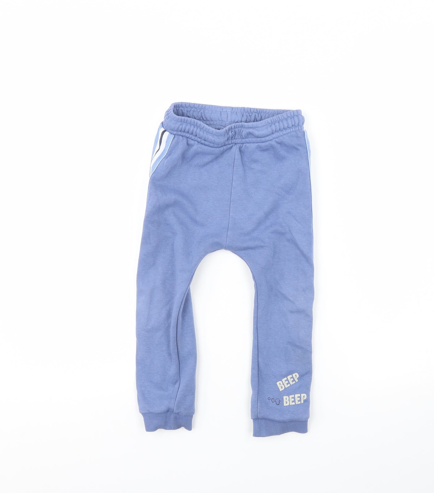 George Boys Blue   Jogger Trousers Size 3 Years