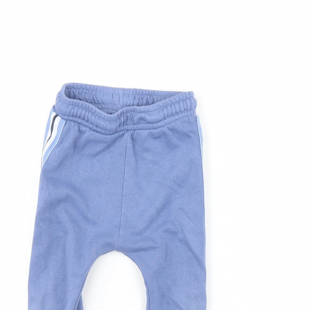 George Boys Blue   Jogger Trousers Size 3 Years