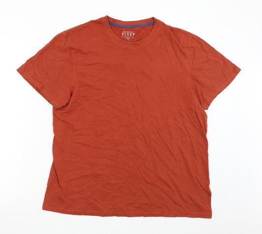 Debenhams Mens Orange Solid   Pyjama Top Size L