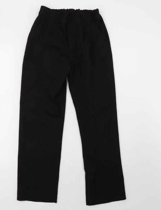F&F Boys Black    Trousers Size 13 Years
