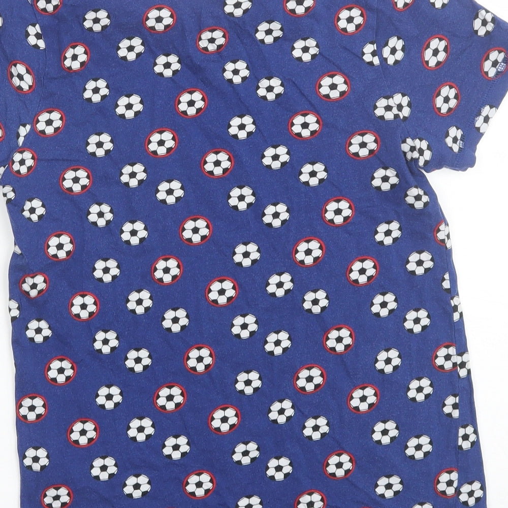 George Boys Blue Polka Dot   Pyjama Top Size 11-12 Years