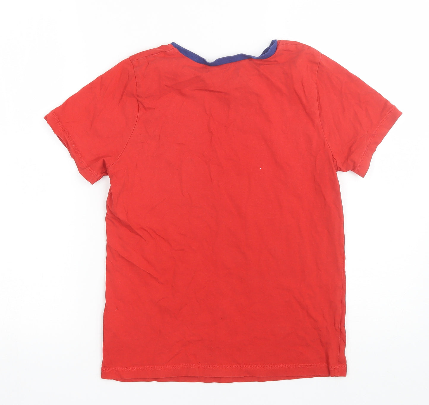 George Boys Red    Pyjama Top Size 11-12 Years