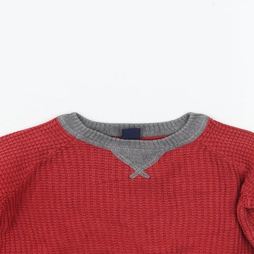 Gap Boys Red   Pullover Jumper Size 2 Years