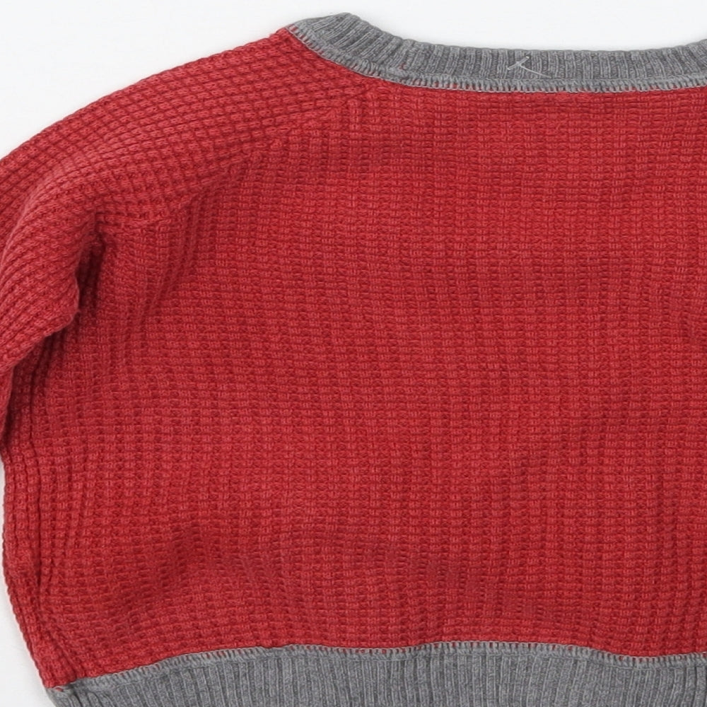 Gap Boys Red   Pullover Jumper Size 2 Years