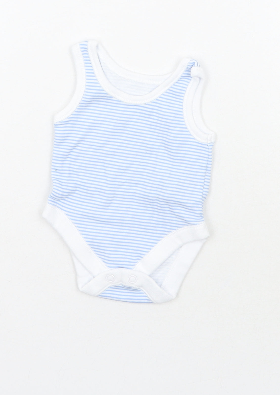 Nutmeg Baby White Striped  Babygrow One-Piece Size Newborn  - Tiny baby