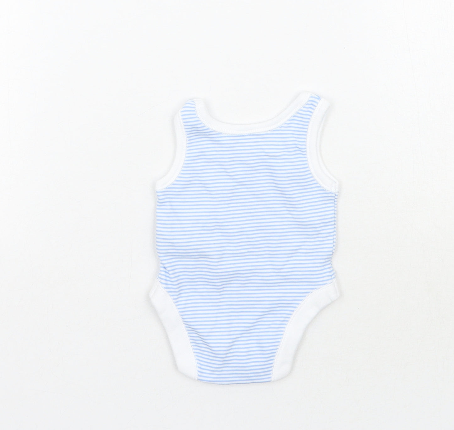 Nutmeg Baby White Striped  Babygrow One-Piece Size Newborn  - Tiny baby