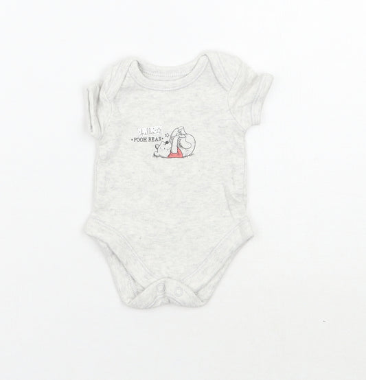 George Baby Grey   Babygrow One-Piece Size Newborn  - Tiny baby