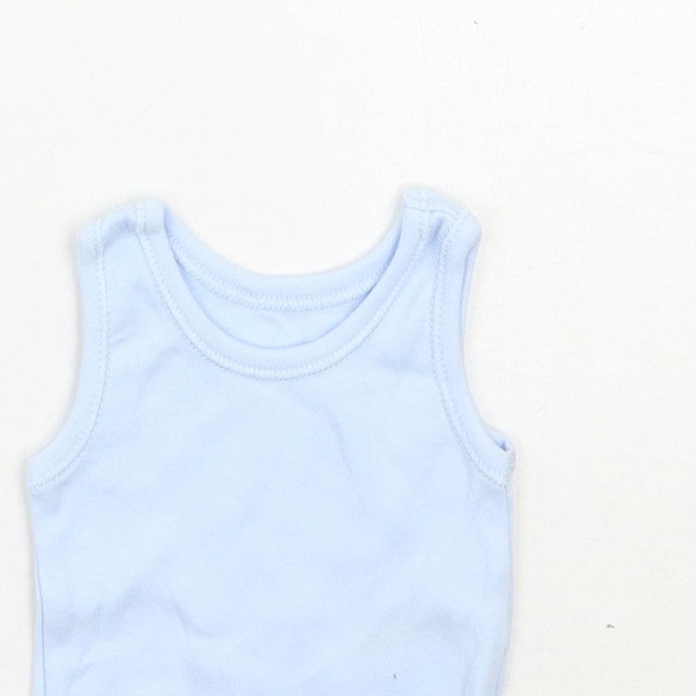 Nutmeg Baby Blue   Babygrow One-Piece Size Newborn  - Tiny baby