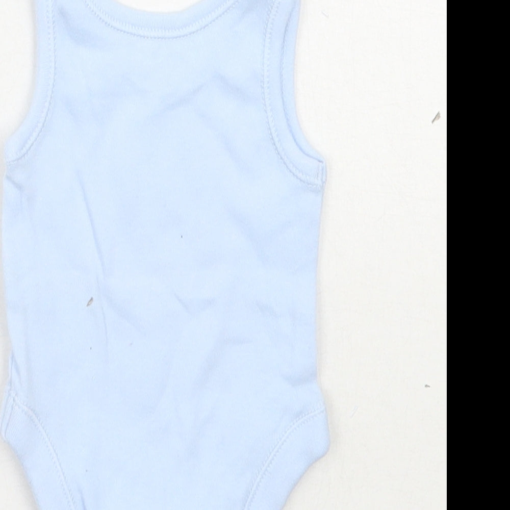 Nutmeg Baby Blue   Babygrow One-Piece Size Newborn  - Tiny baby