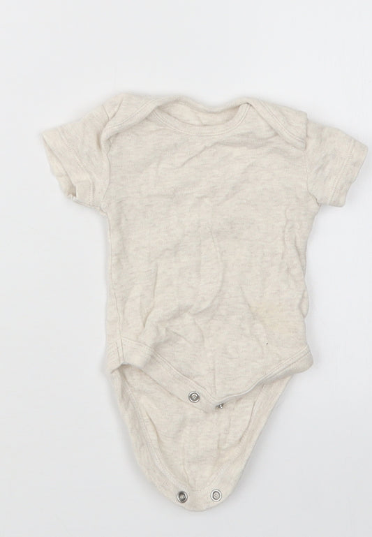 George Boys Beige   Babygrow One-Piece Size Newborn