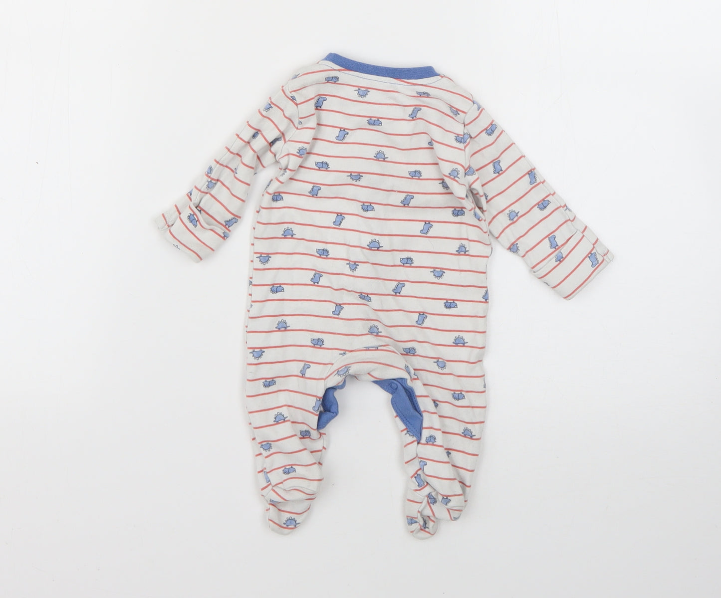 Matalan Baby Multicoloured Striped  Babygrow One-Piece Size Newborn