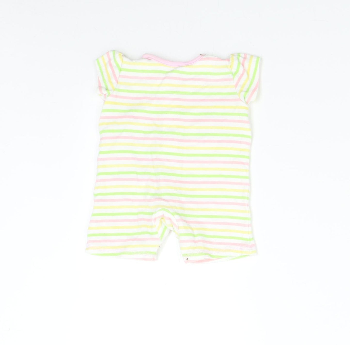 George Baby Multicoloured Striped  Romper One-Piece Size Newborn  - Looney Tunes