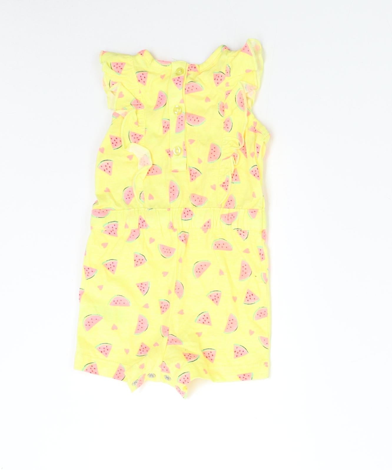 Primark Baby Yellow   Romper One-Piece Size 0-3 Months