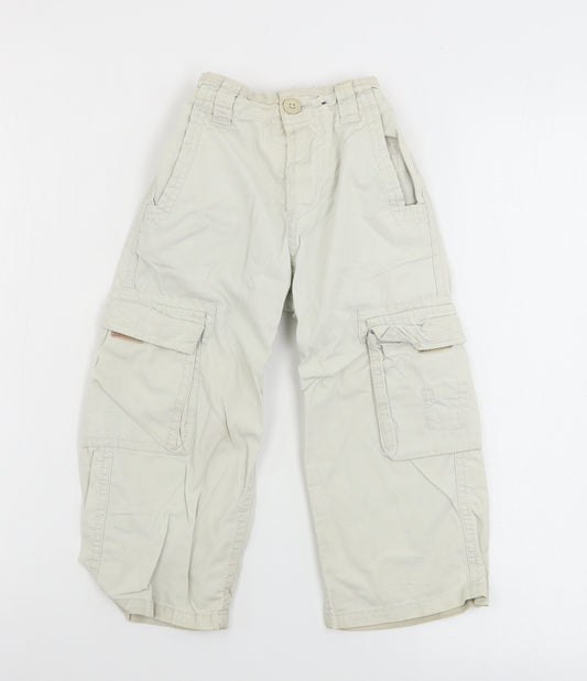 NEXT  Boys Beige   Cargo Trousers Size 3 Years