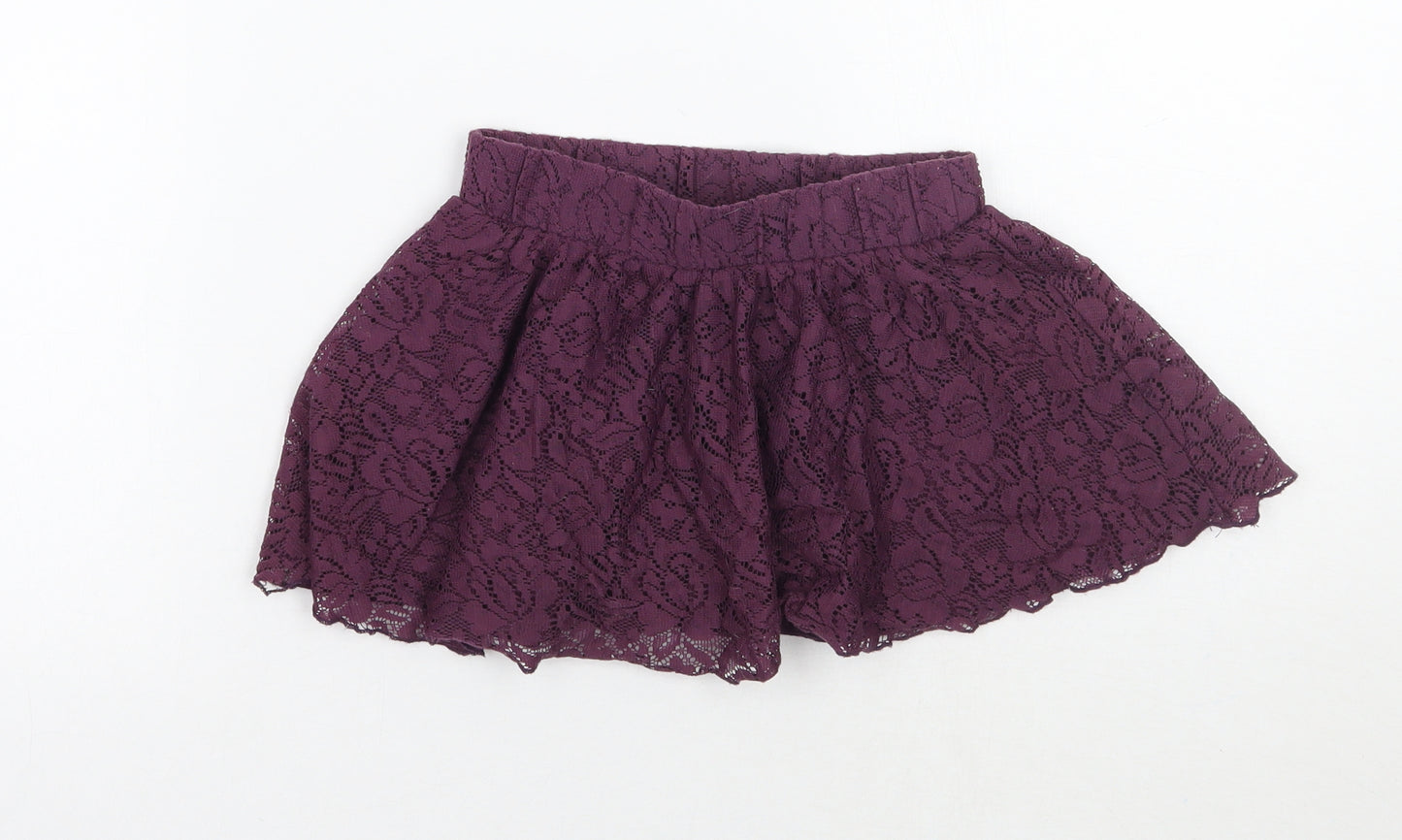 Terranova Girls Purple   A-Line Skirt Size 4-5 Years