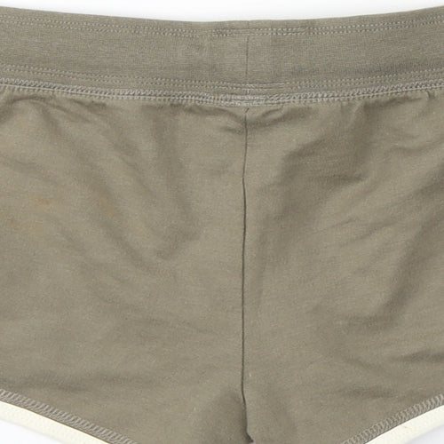 Venice Beach Womens Green   Sweat Shorts Size 10
