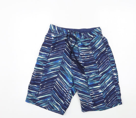 TU Mens Blue Striped  Bermuda Shorts Size S