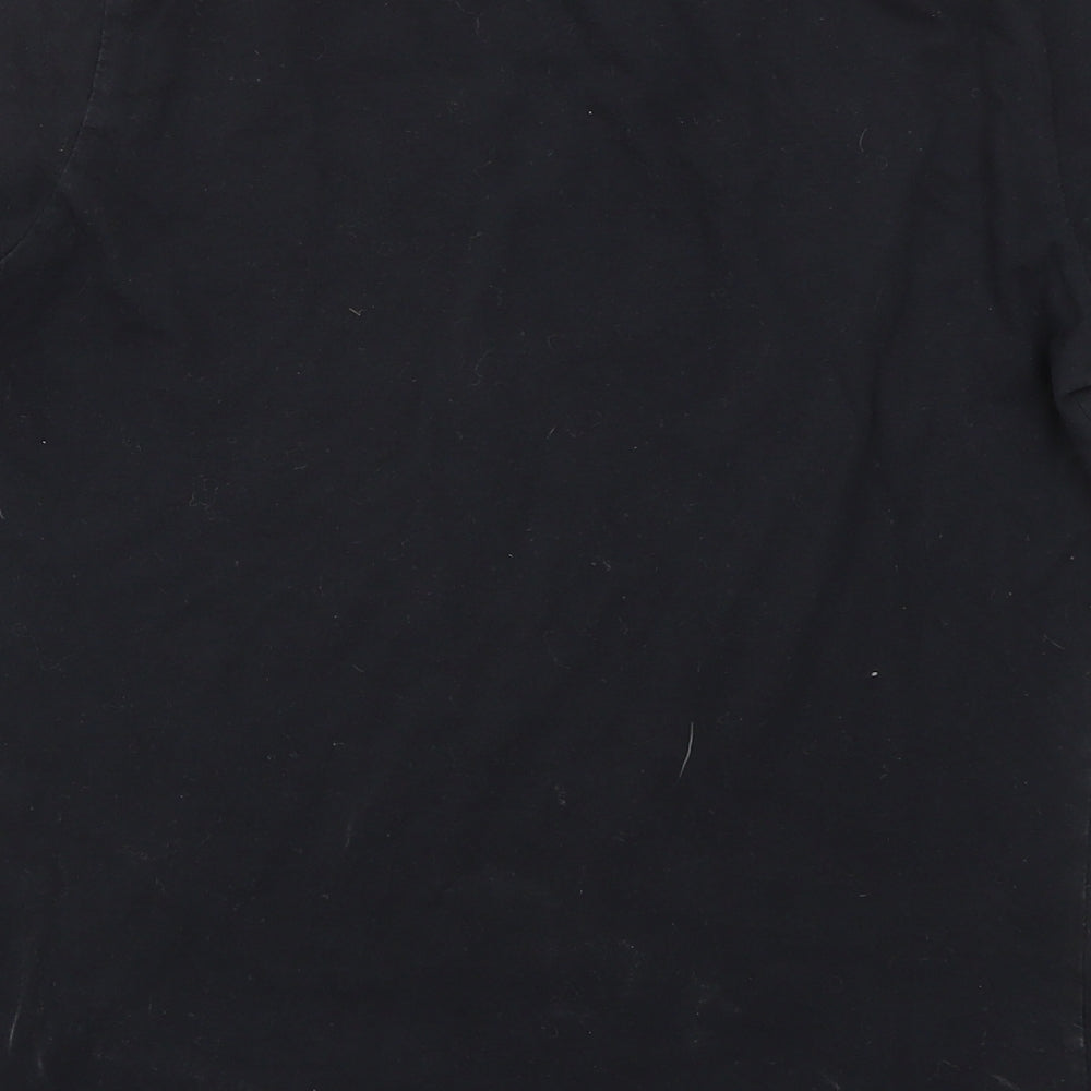 Stedman Boys Black Geometric  Basic T-Shirt Size M