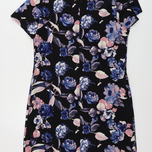 Girls On Film  Womens Black Floral  A-Line  Size 10