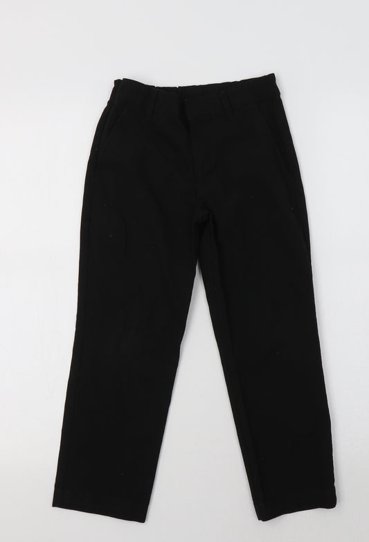 M&S Girls Black   Dress Pants Trousers Size 6-7 Years