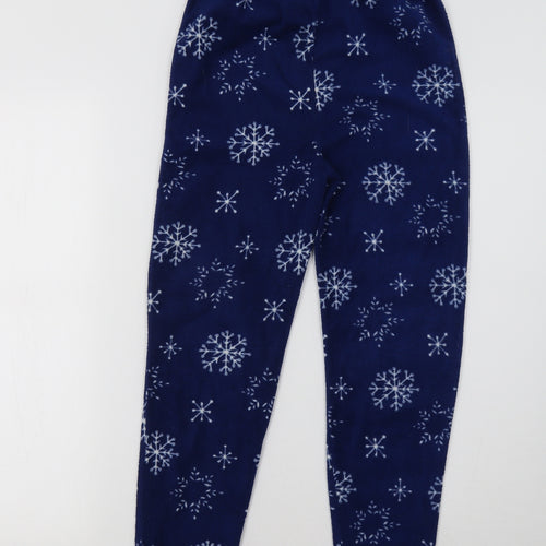 TU Girls Blue    Pyjama Pants Size 11-12 Years  - Snowflake Print
