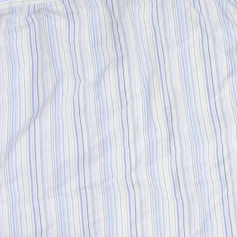 NEXT Mens Blue Striped   Dress Shirt Size 16.5